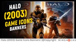 halo (2003) game icons banners